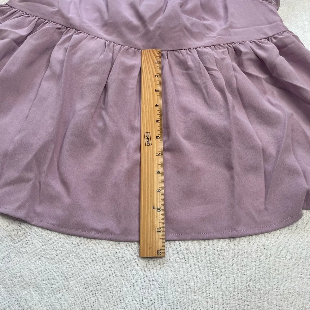 Entro Lavender Textured Sleeve Blouse  Size Medium ~ Spring‎ or Summertime